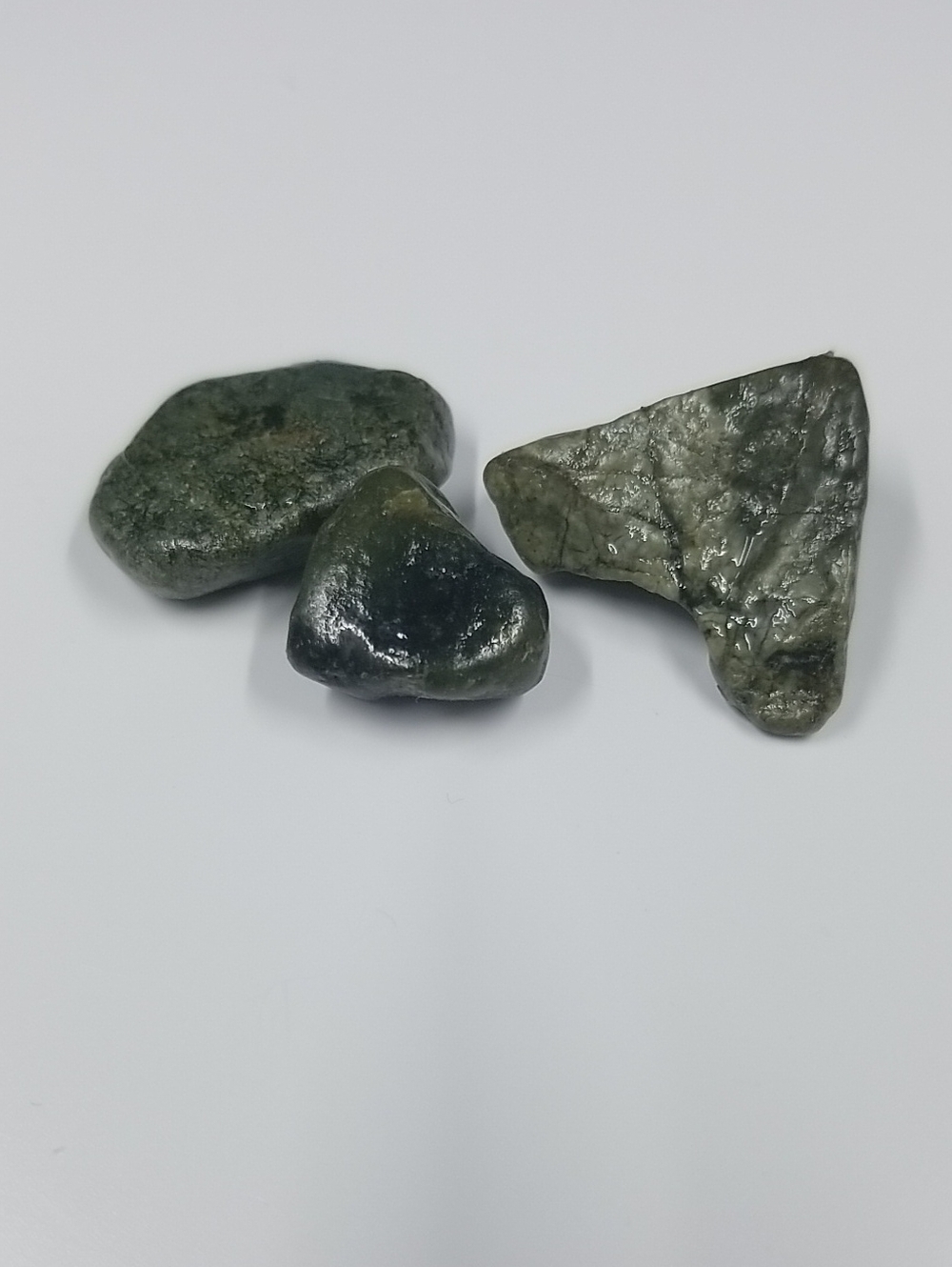 Varnished Rock Specimens - Forest Green Lot